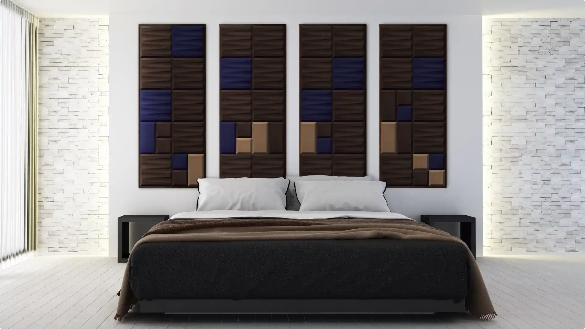 Sound absorbing materials for bedrooms
